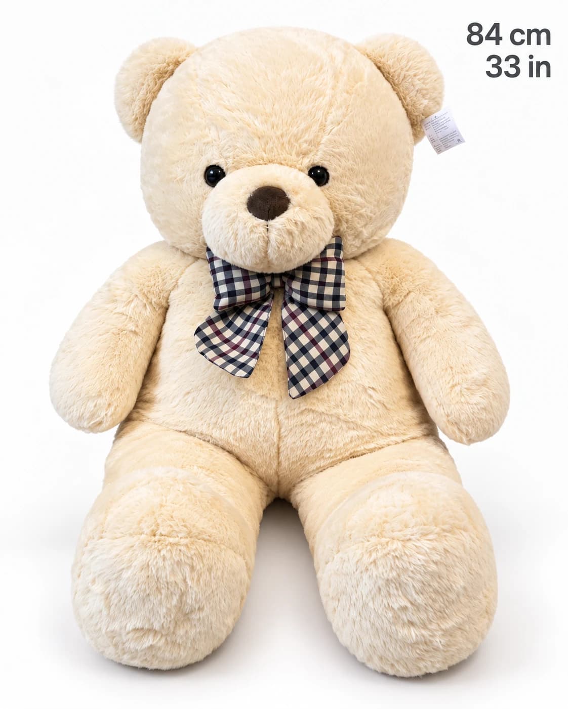 33" Light Brown Angora Teddy Bear (solo)