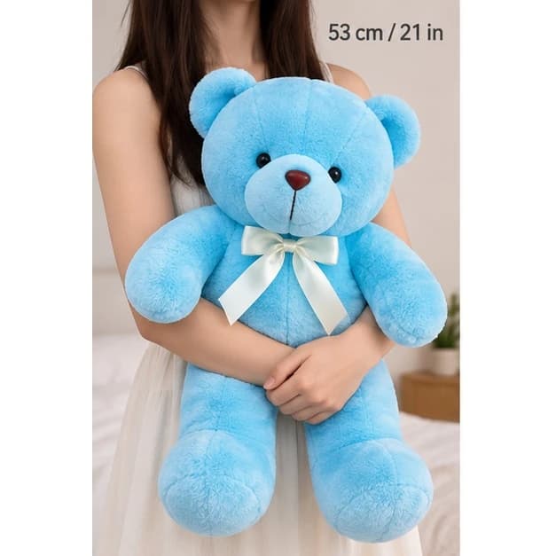 21" Blue Teddy Bear (scale)