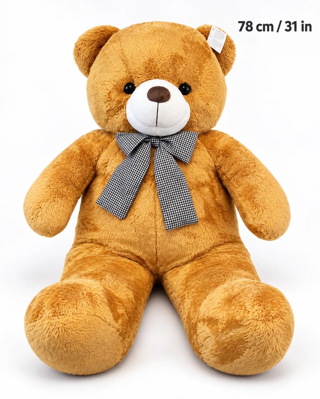 31" Dark Brown Teddy Bear (solo)