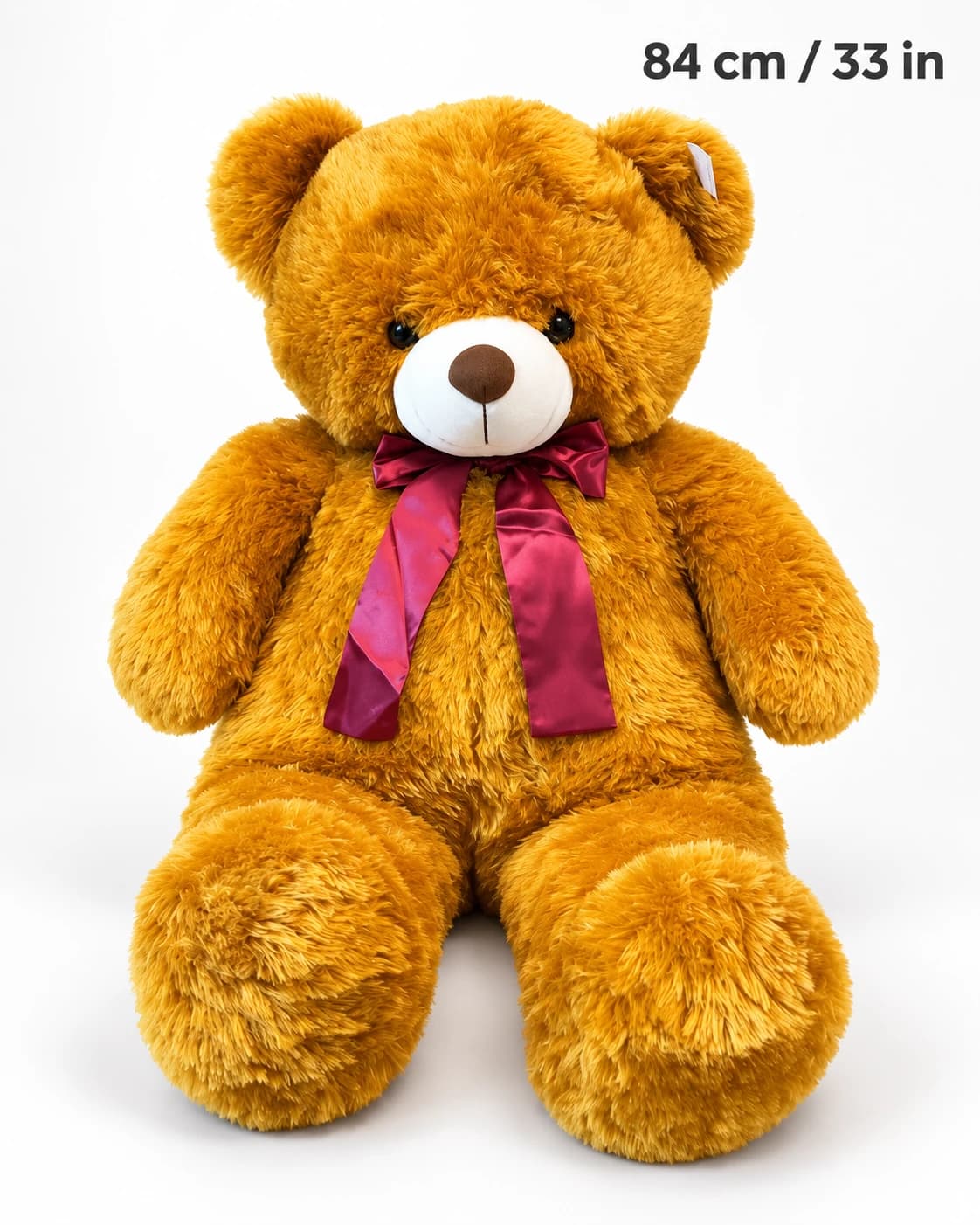 33" Dark Brown Teddy Bear (solo)