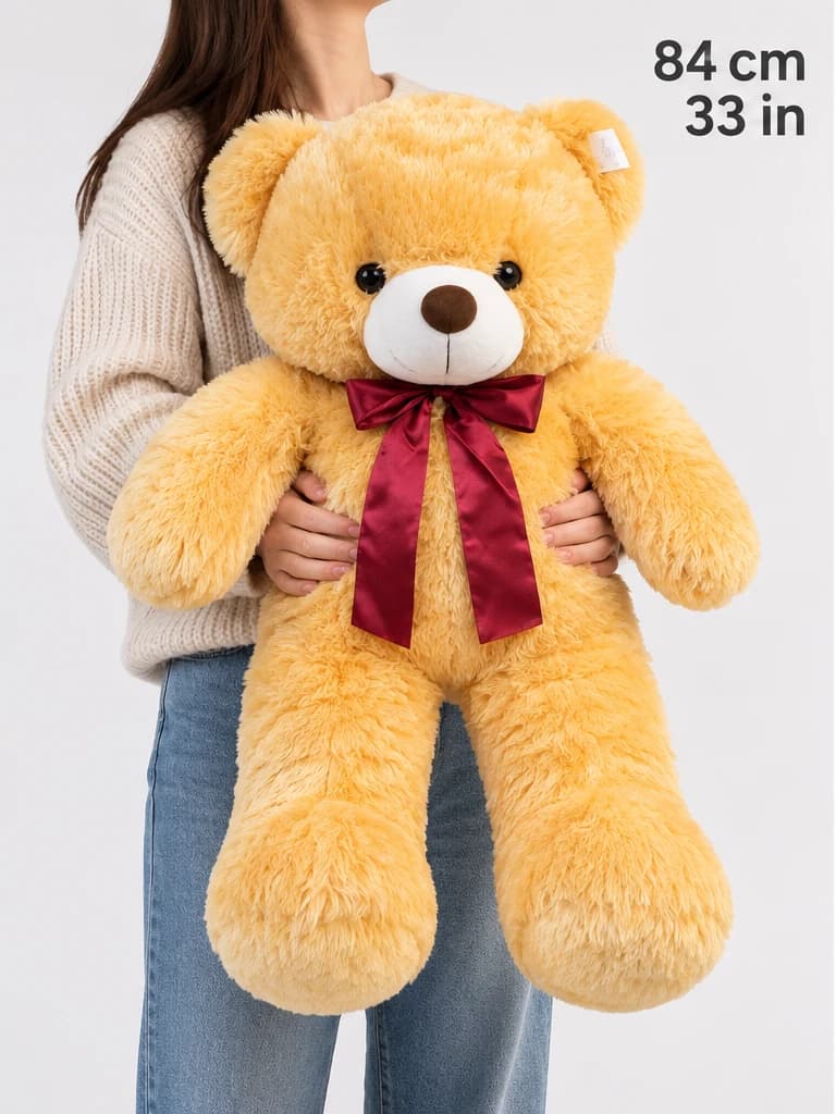33" Light Brown Teddy Bear (scale)