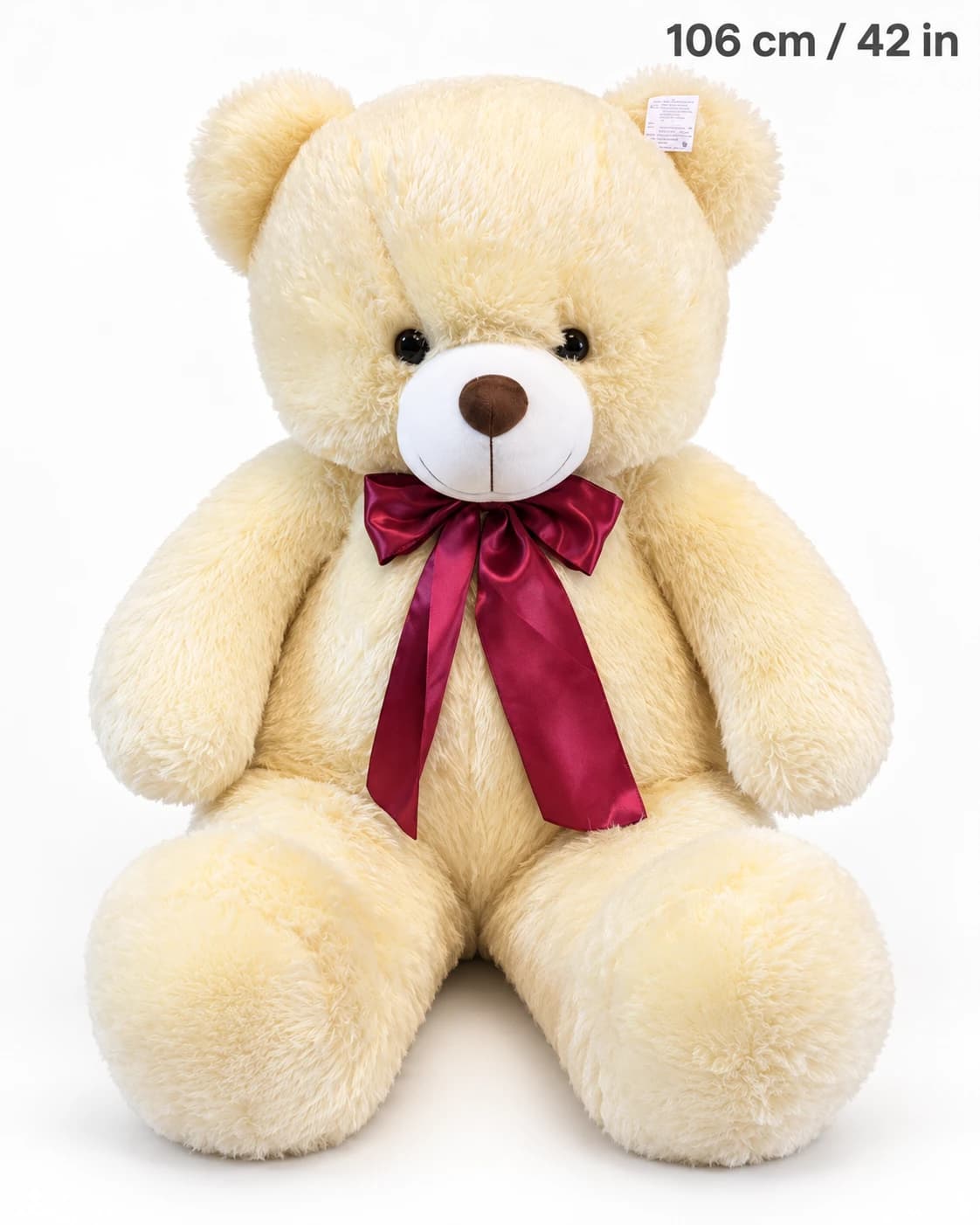42" Cream Teddy Bear (solo)