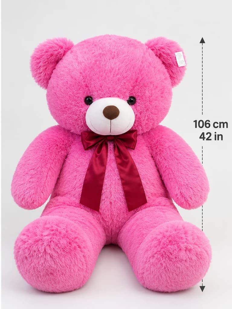 42" Pink Teddy Bear (solo)