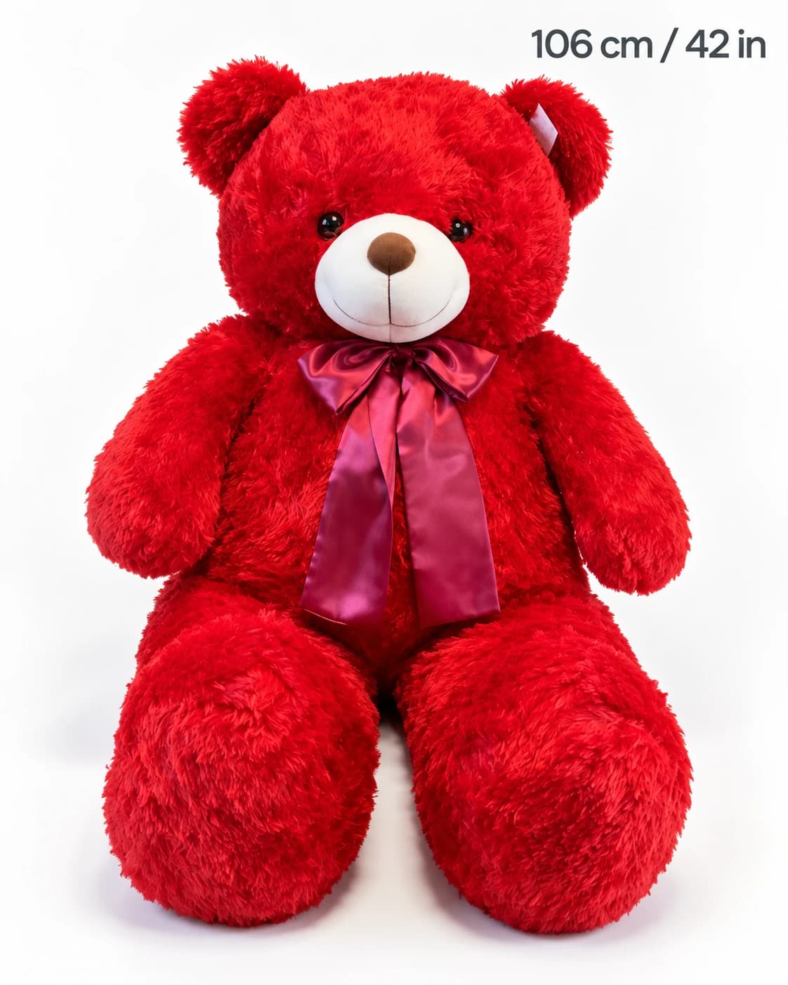 42" Red Teddy Bear (solo)