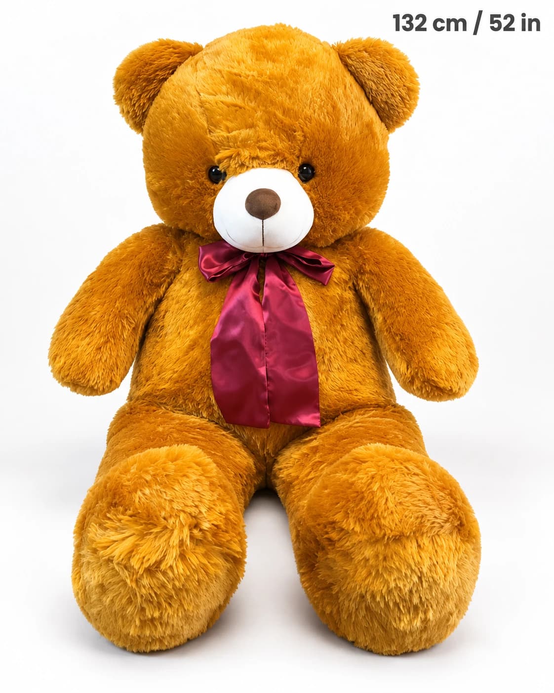 52" Dark Brown Teddy Bear (solo)