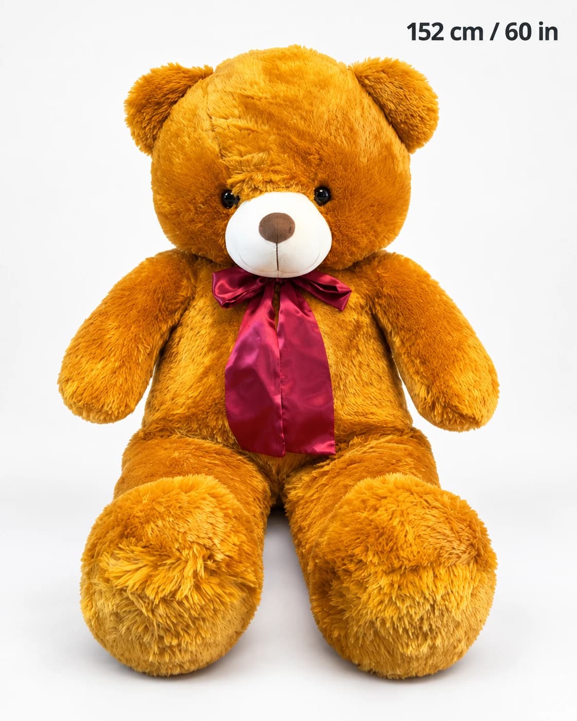 60" Dark Brown Teddy Bear (solo)
