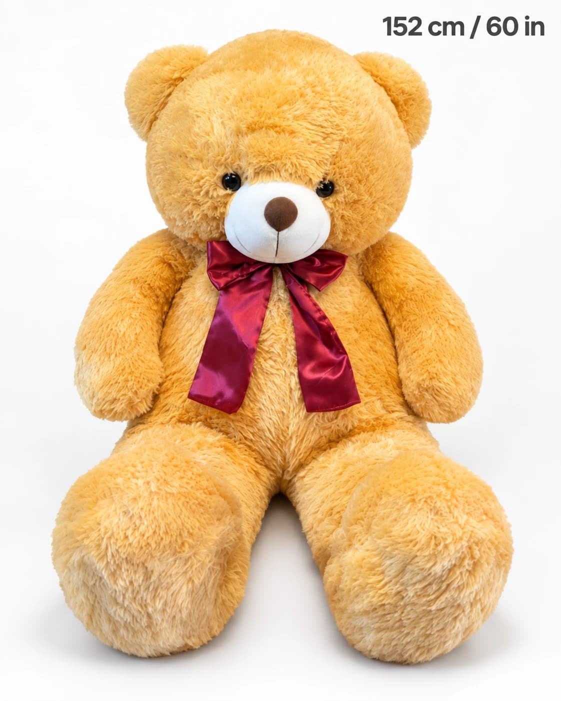 60" Light Brown Teddy Bear (solo)